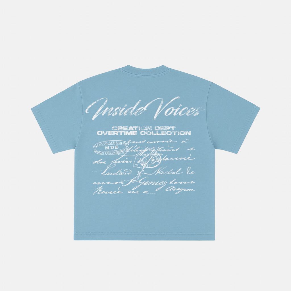 CAMISETA THE MANUSCRIPT  [AZUL]