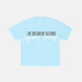 CAMISETA THE SOUND OF SILENCE  [AZUL CLARO]