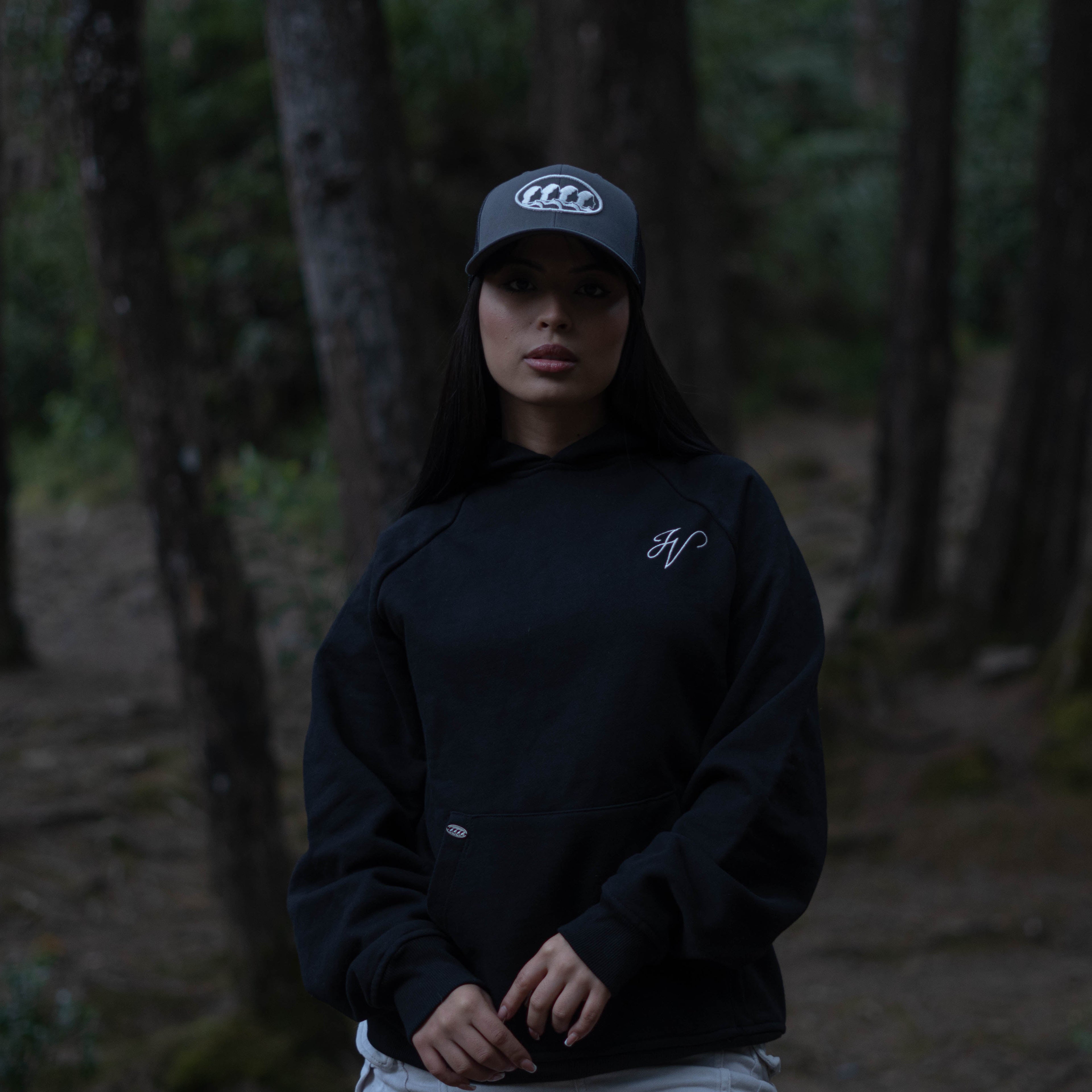 BUZO BASIC LOGO IV [NEGRO]