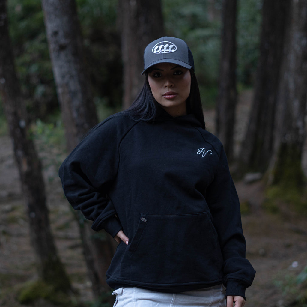 BUZO BASIC LOGO IV [NEGRO]