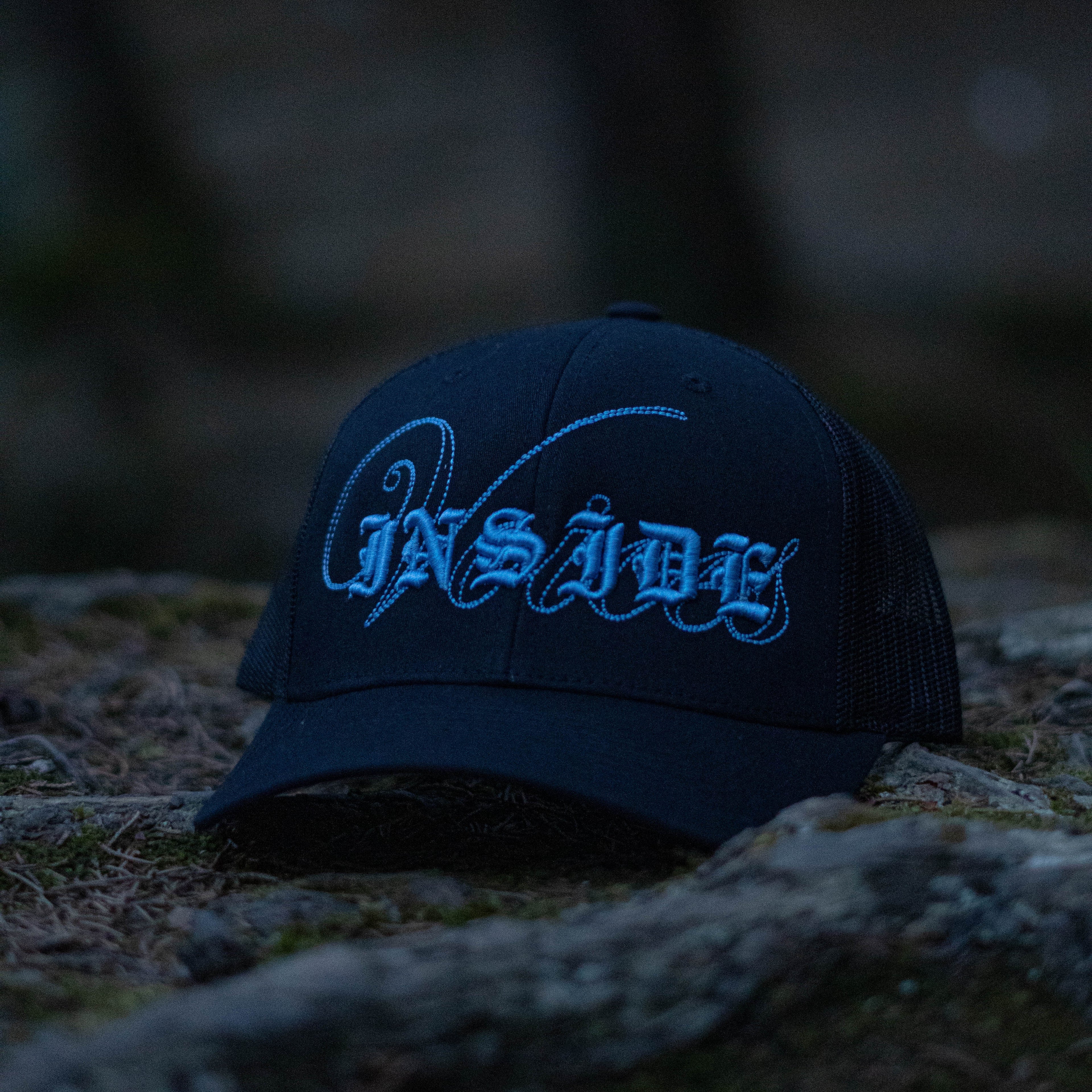 GORRA WASTED [NEGRA CON AZUL]