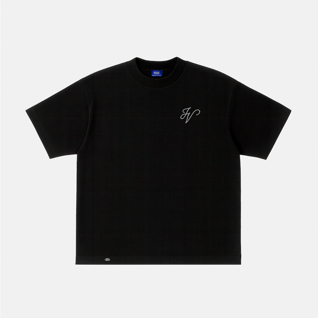 CAMISETA BASIC LOGO IV [NEGRO]