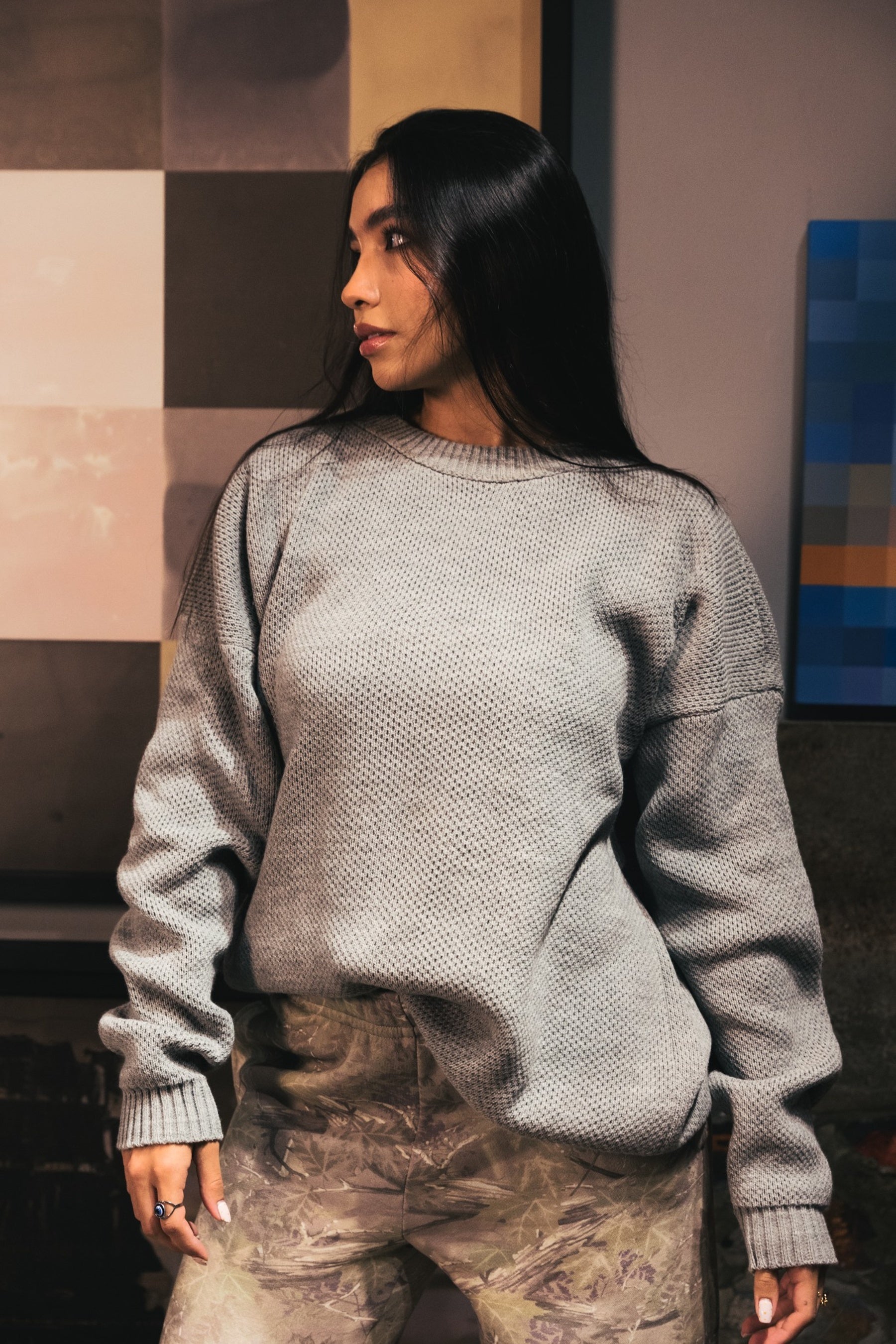 SWEATER BASIC [GRIS]