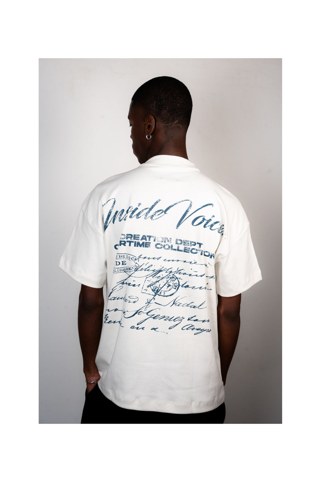 CAMISETA THE MANUSCRIPT  [BLANCO HUESO]