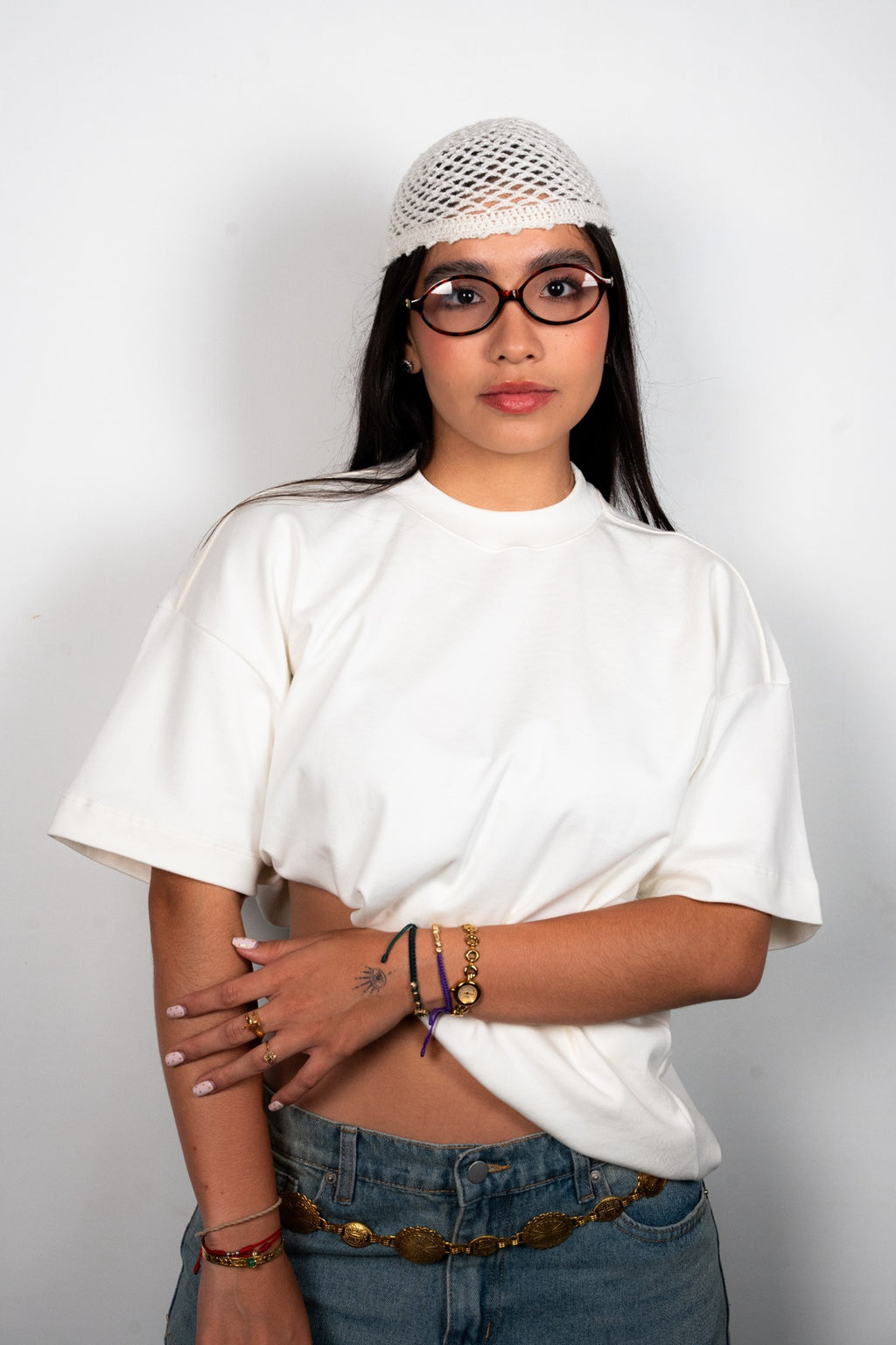 CAMISETA THE SOUND OF SILENCE  [BLANCO HUESO]