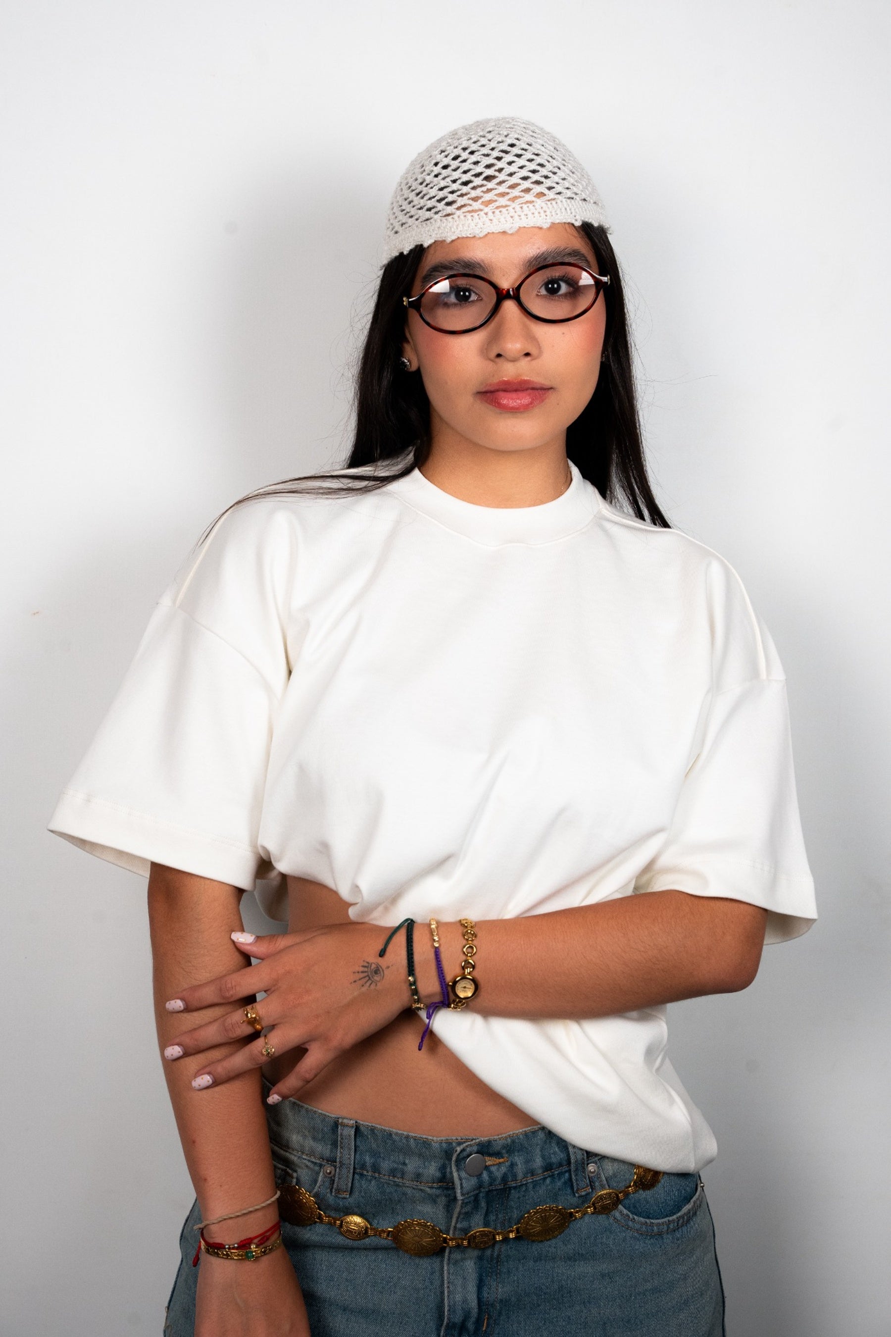 CAMISETA THE SOUND OF SILENCE  [BLANCO HUESO]