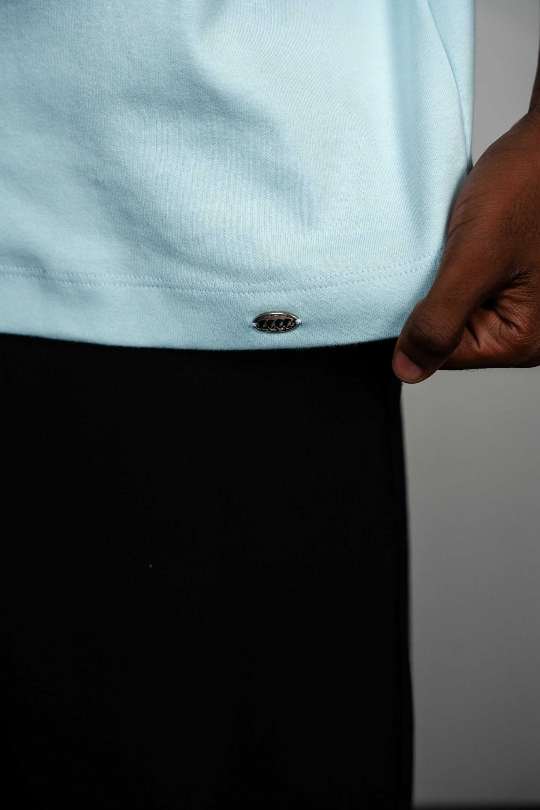 CAMISETA THE SOUND OF SILENCE  [AZUL CLARO]