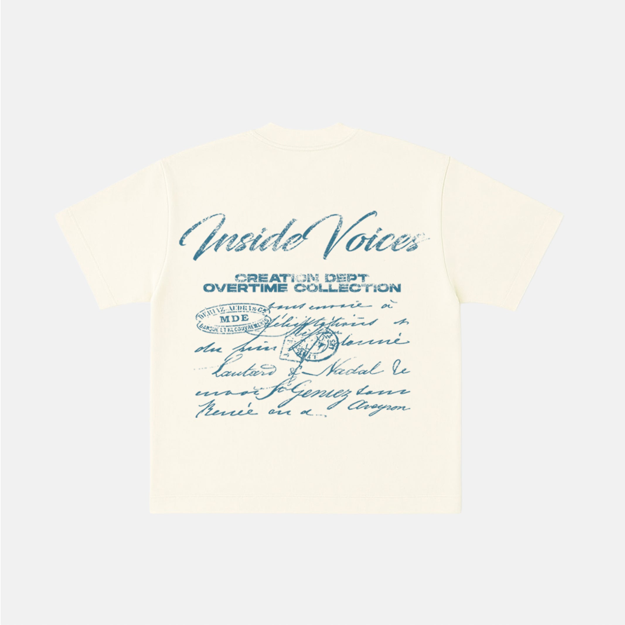 CAMISETA THE MANUSCRIPT  [BLANCO HUESO]