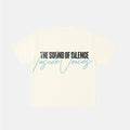 CAMISETA THE SOUND OF SILENCE  [BLANCO HUESO]