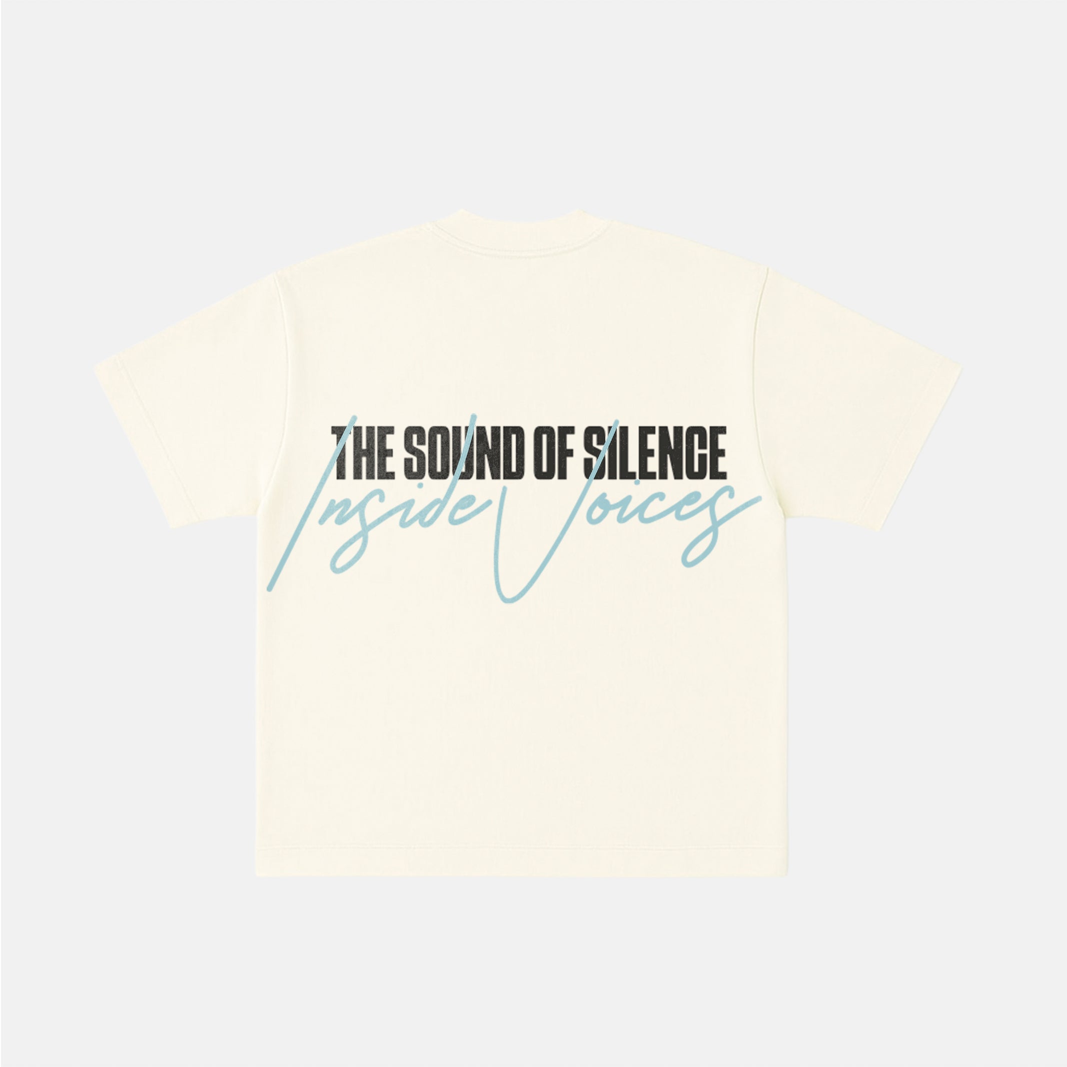 CAMISETA THE SOUND OF SILENCE  [BLANCO HUESO]